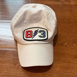White Baseball Cap with 813 Patch